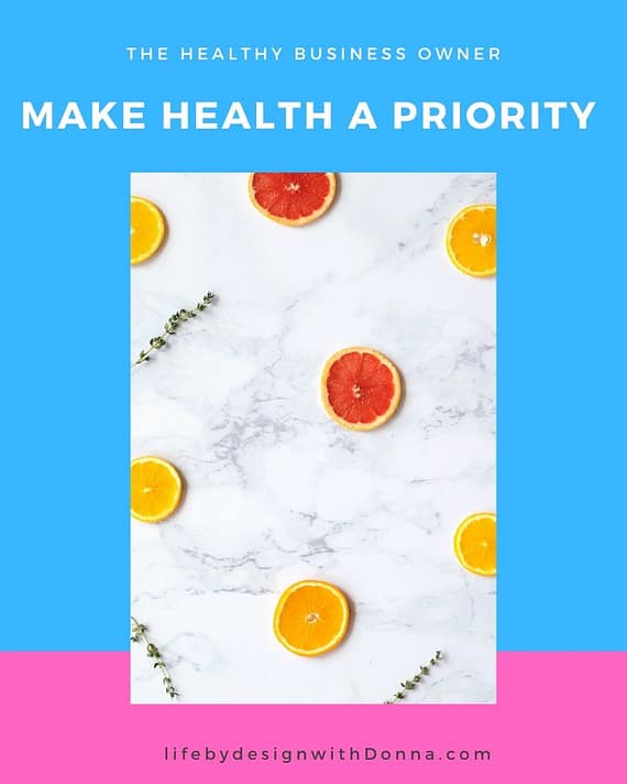 make health a priority
